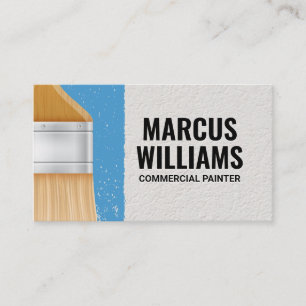 Paint Brush   Painted Wall Business Card