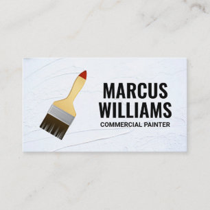 Paint Brush   Painted Wall Business Card