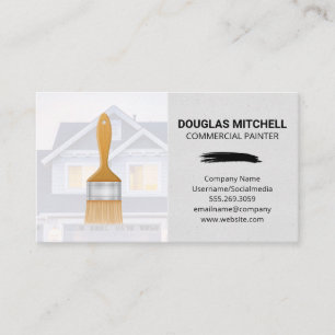 Paint Brush   Residential Home Business Card
