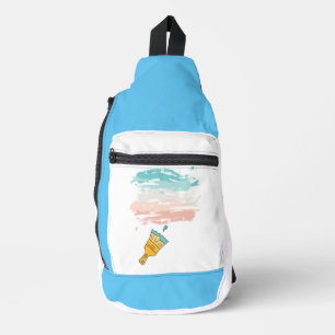 paint brush sling bag