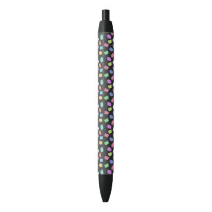 Paint Brush Strokes, Colourful Brush Strokes Black Ink Pen