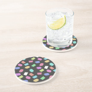 Paint Brush Strokes, Colourful Brush Strokes Coaster