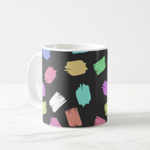 Paint Brush Strokes, Colourful Brush Strokes Coffee Mug