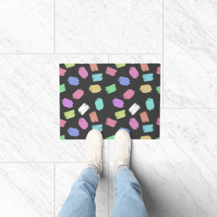 Paint Brush Strokes, Colourful Brush Strokes Doormat