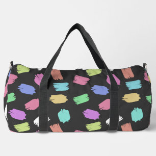 Paint Brush Strokes, Colourful Brush Strokes Duffle Bag