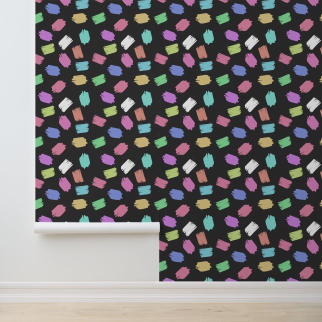 Paint Brush Strokes, Colourful Brush Strokes Wallpaper (Application)