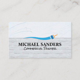 Paint Brush   Wall Textures Business Card