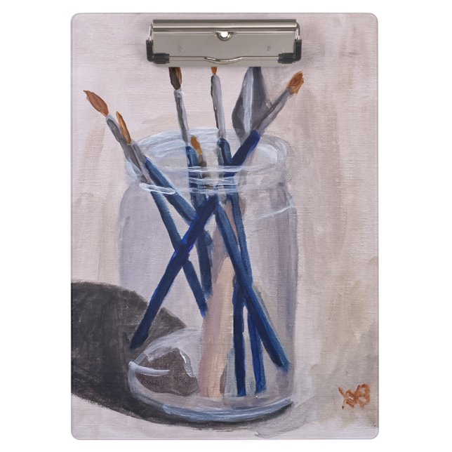 Paint Brushes Clipboard (Front)