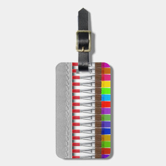 Paint Brushes Luggage Tag