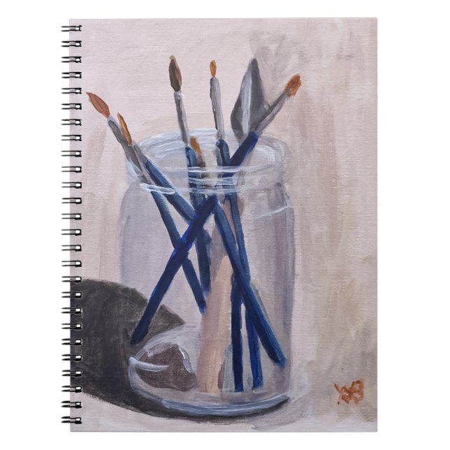 Paint Brushes Notebook (Front)