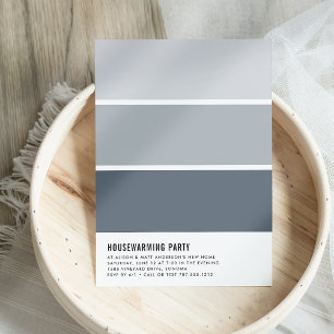 Paint Chip Housewarming Party Invitation