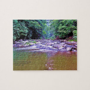 Paint Creek Mountain Swimming Hole Photo Jigsaw Puzzle