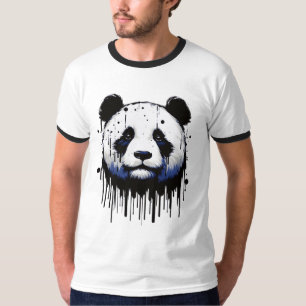 Paint Drip Panda T-Shirt