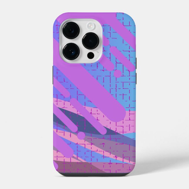 Paint Drip Vivid Abstract  iPhone Case (Back)