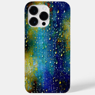 Paint Dripping in Oil Rain Droplets Stunning Fun Case-Mate iPhone 14 Pro Max Case
