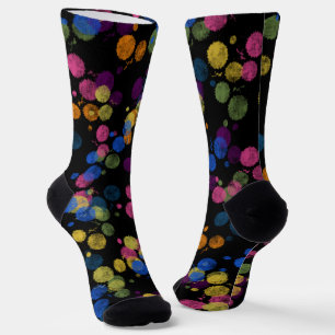 Paint Drips Socks