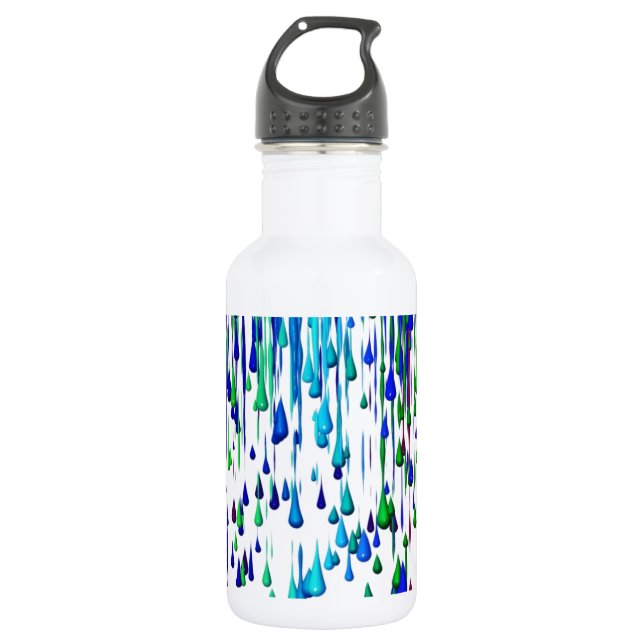 Paint Drops 532 Ml Water Bottle (Front)