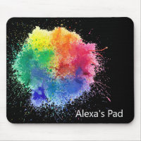 Paint Explosion on Black