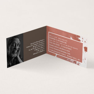 Paint Faded Wall, Painter & Decorator Photo Business Card