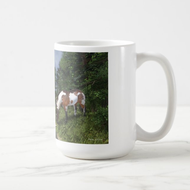 Paint Horse by Forest Stream Mug (Right)