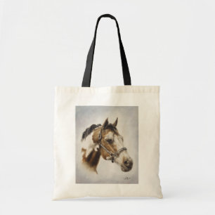 Paint Horse Canvas Tote Bag