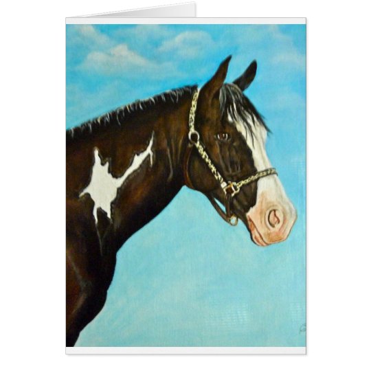 Paint Horse Card