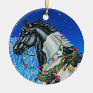 Paint horse christmas ornaments Clearance