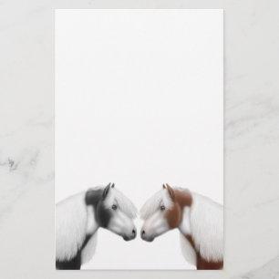 Paint Horse Friends Stationery