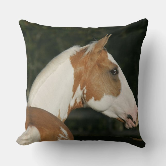 Paint Horse Headshot 2 Cushion (Front)