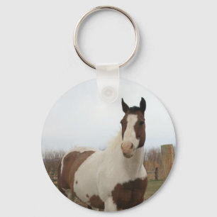 Paint horse key ring