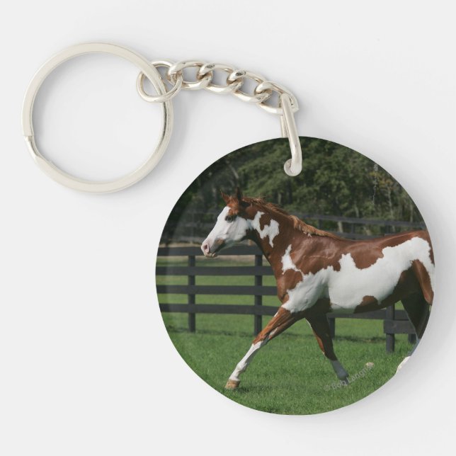 Paint Horse Running 1 Key Ring (Front)