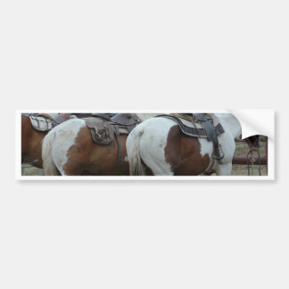 Paint Horse Tail Bumper Sticker