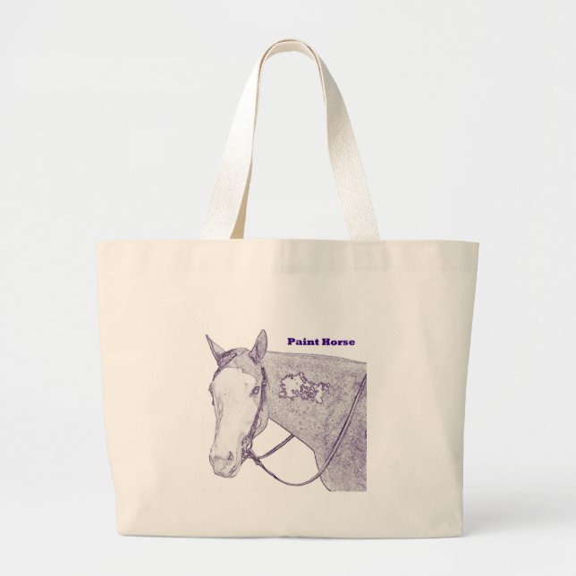 Paint Horse Tote Bag (Front)