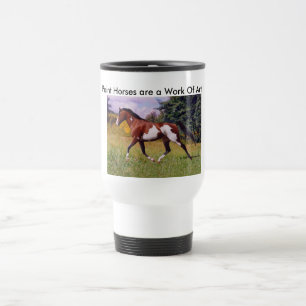 Paint Horse trotting Mug