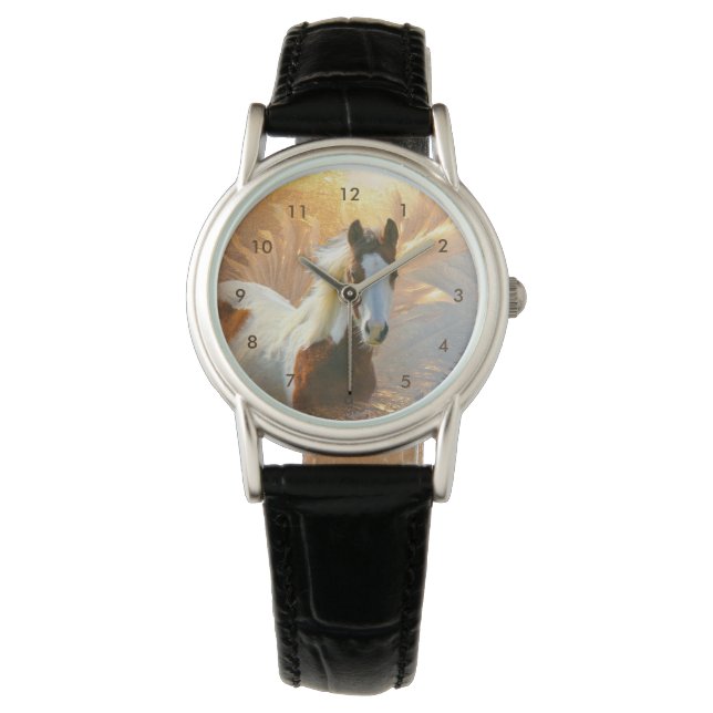 Paint Horse Womens Watch (Front)