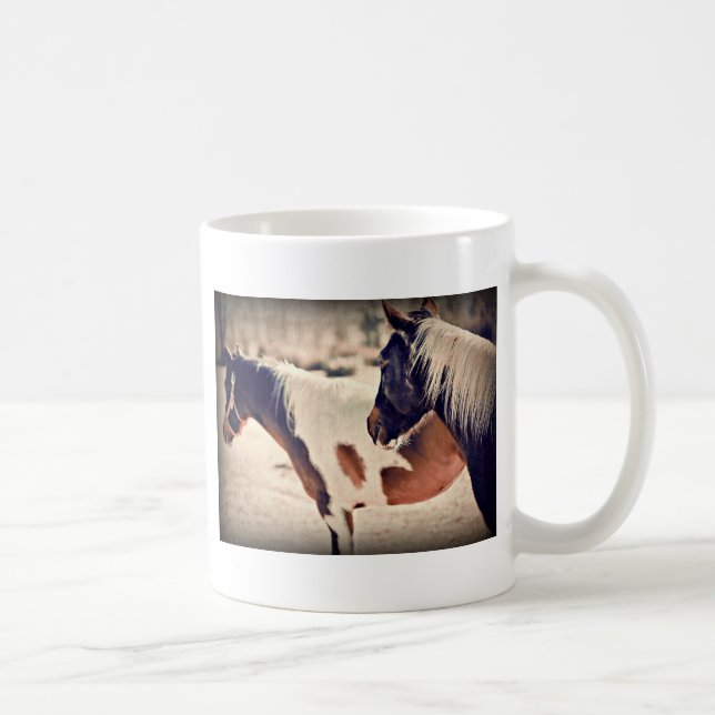 Paint Horses Coffee Mug (Right)
