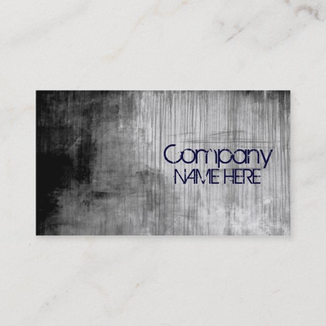 Paint it Black Business Card (Front)