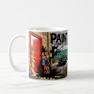 Paint It Black Moody Coastal Drama Mug