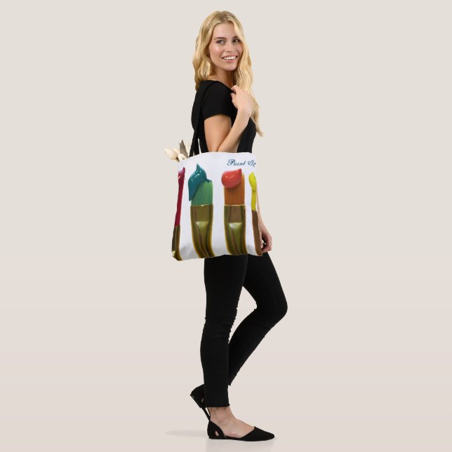 Paint It Tote Bag (On Model)