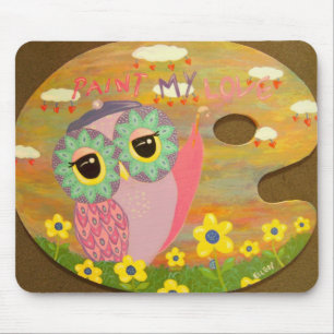 Paint My Love Mouse Mat