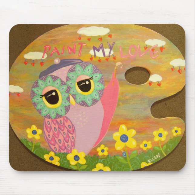 Paint My Love Mouse Mat (Front)