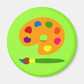 Paint Palette Art Magnet