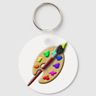 Paint Palette Key Ring
