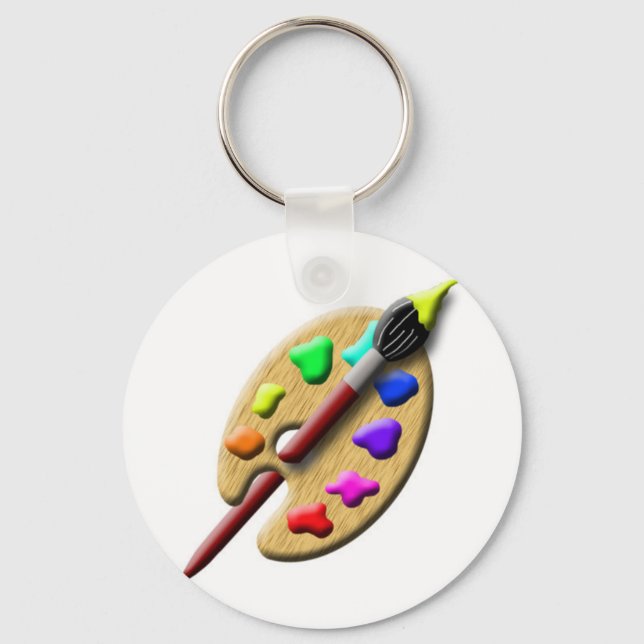 Paint Palette Key Ring (Front)