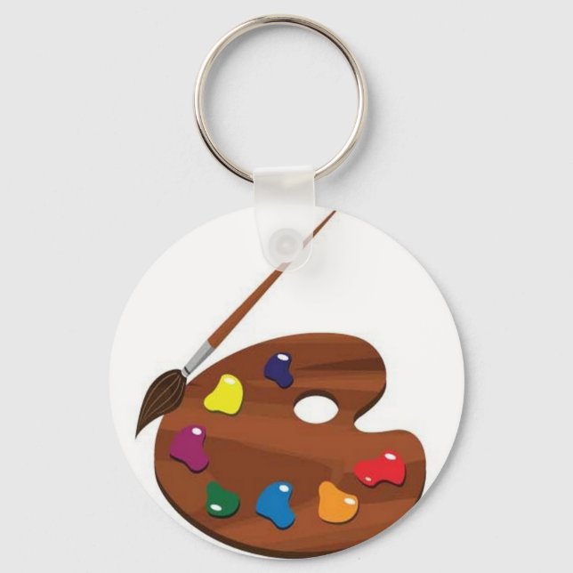 Paint palette key ring (Front)