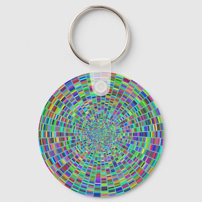 Paint Palette Vortex Customise Colour Wheel Key Ring (Front)