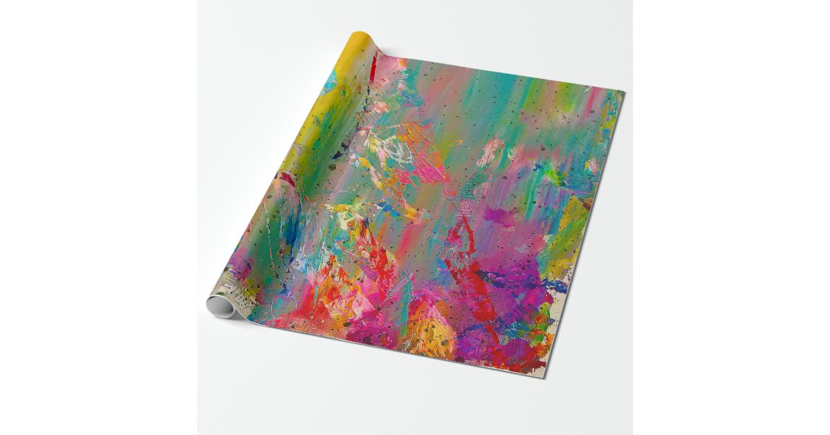 Paint Palette Wrapping Paper Zazzle