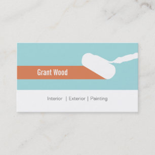 Paint Roller Business Card