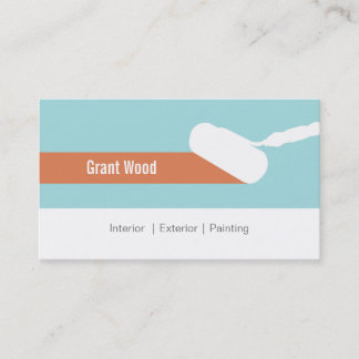 Paint Roller Business Card