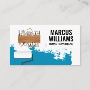 Paint Roller   Hardware Tools   Repairman Business Card